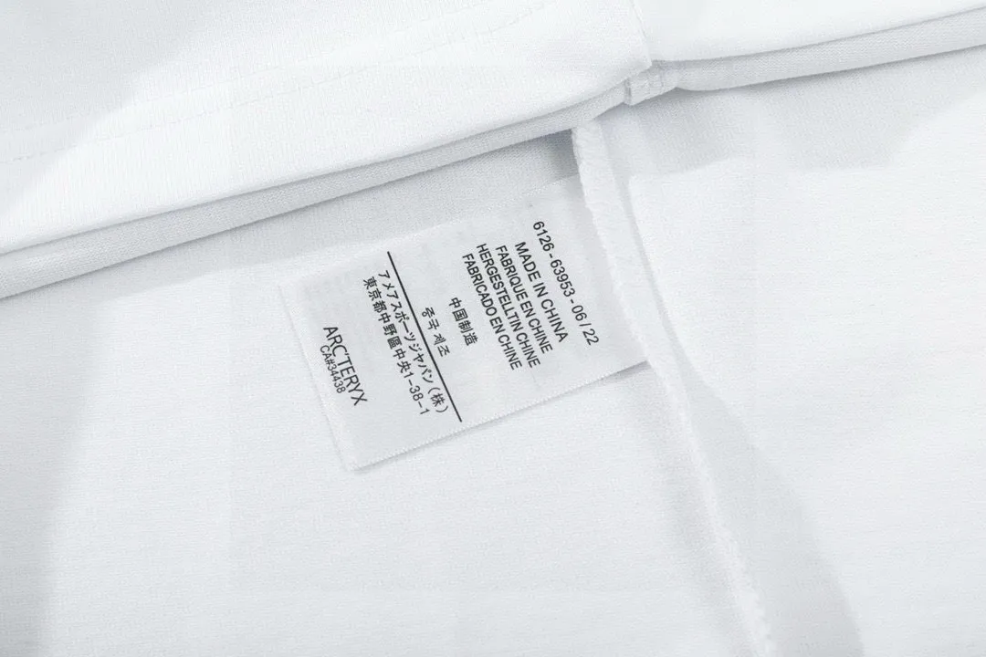 （ ） ARC TERYX 2025 New Arrival Classiclogo Same Style t 100％ 32 ：White Size：XS S M L
